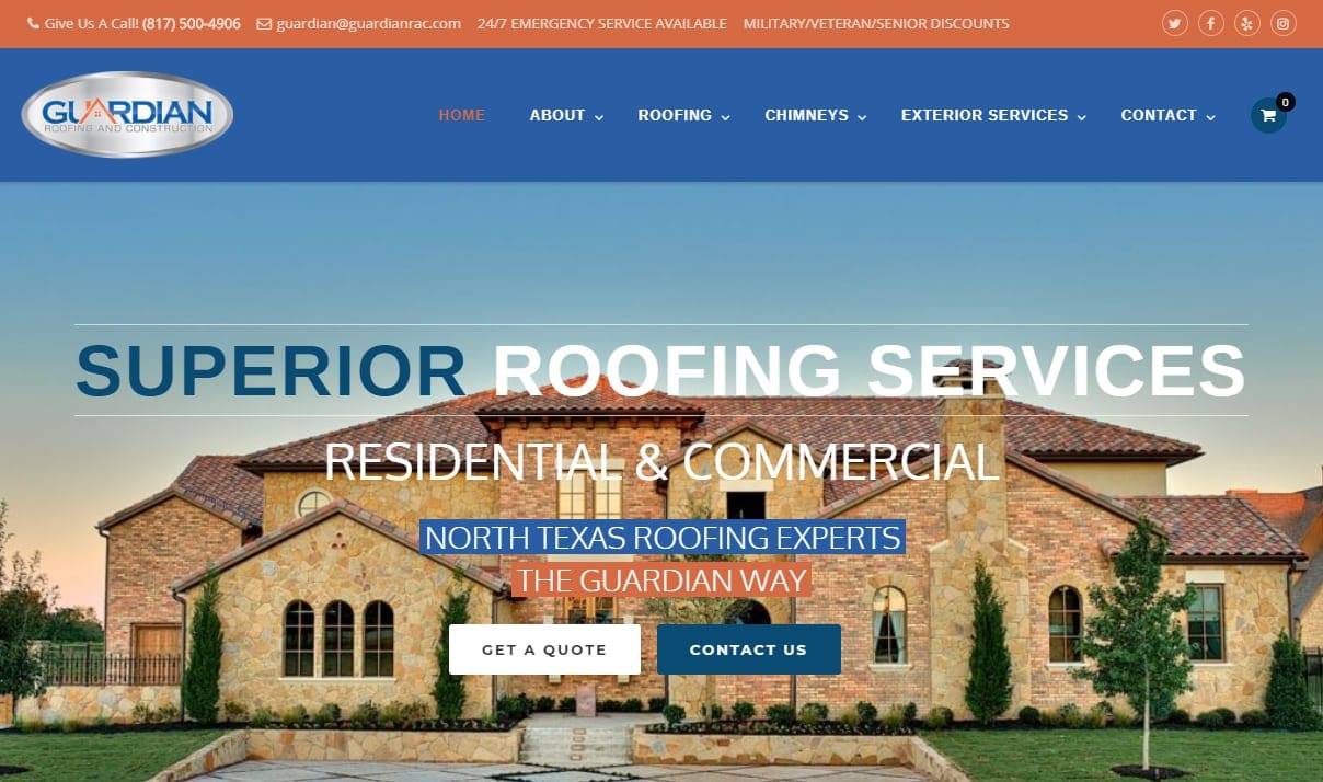 Meet Our Client Guardian Roofing & Chimneys Eight Three Eight Agency