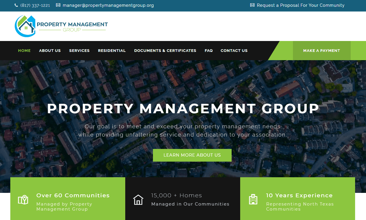 Meet Our ClientProperty Management Group Eight Three Eight Agency